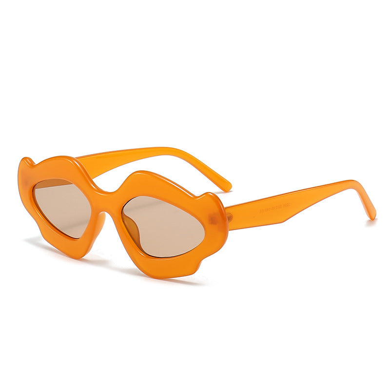 Women's fashionable sunglasses with unique flower frame Bowlift