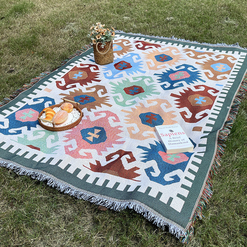 Artistic Geometric Throw Blanket
