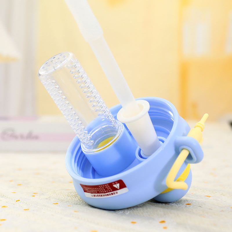 Women's creative drinking bottle with playful lid Bowlift