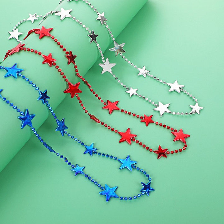 Unisex decorative star bead garland for party and event decoration Bowlift