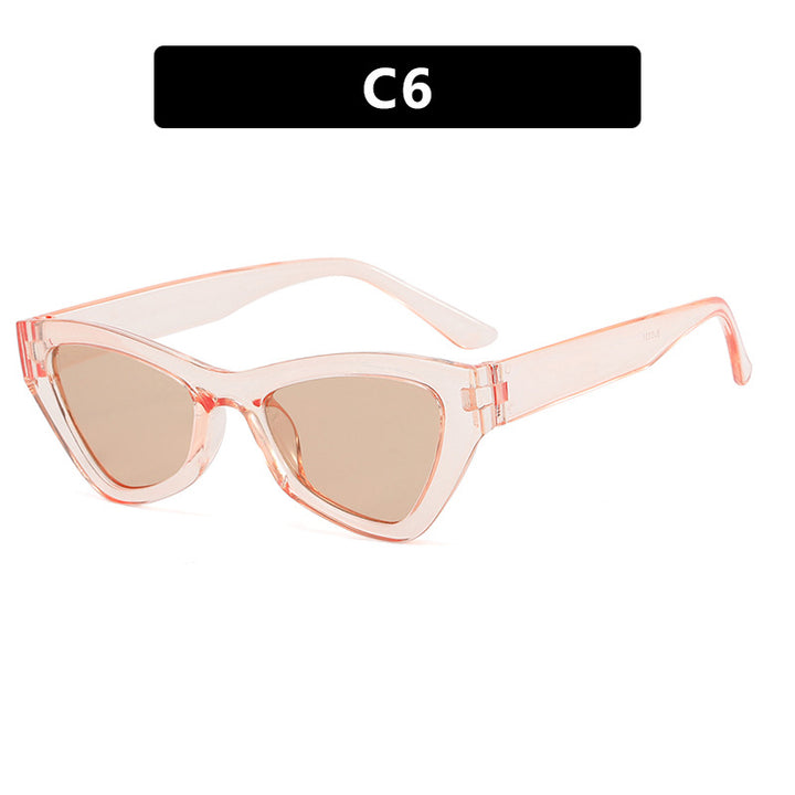 Women's fashion Cat-Eye sunglasses with transparent frame Bowlift