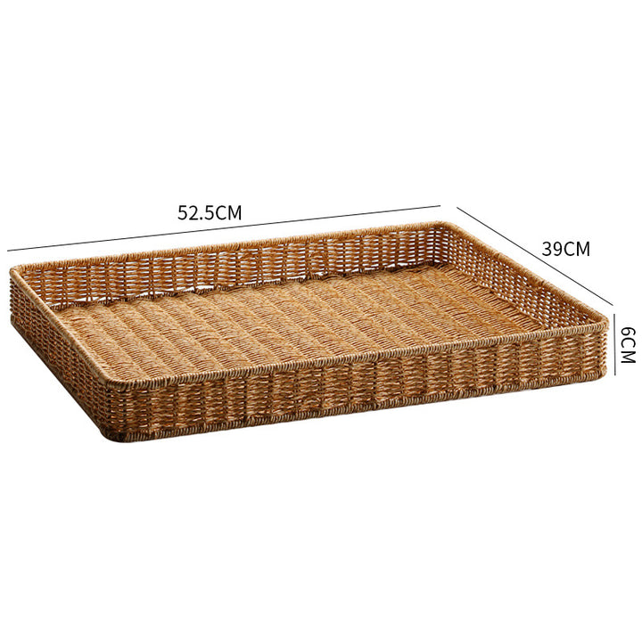 Handwoven Decorative Storage Tray Bowlift