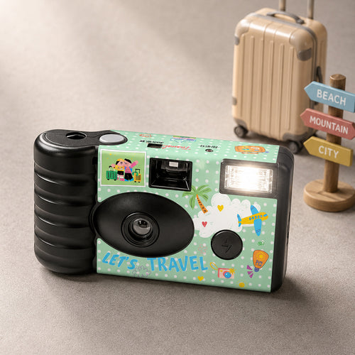 Travel-Themed Disposable Film Camera Bowlift