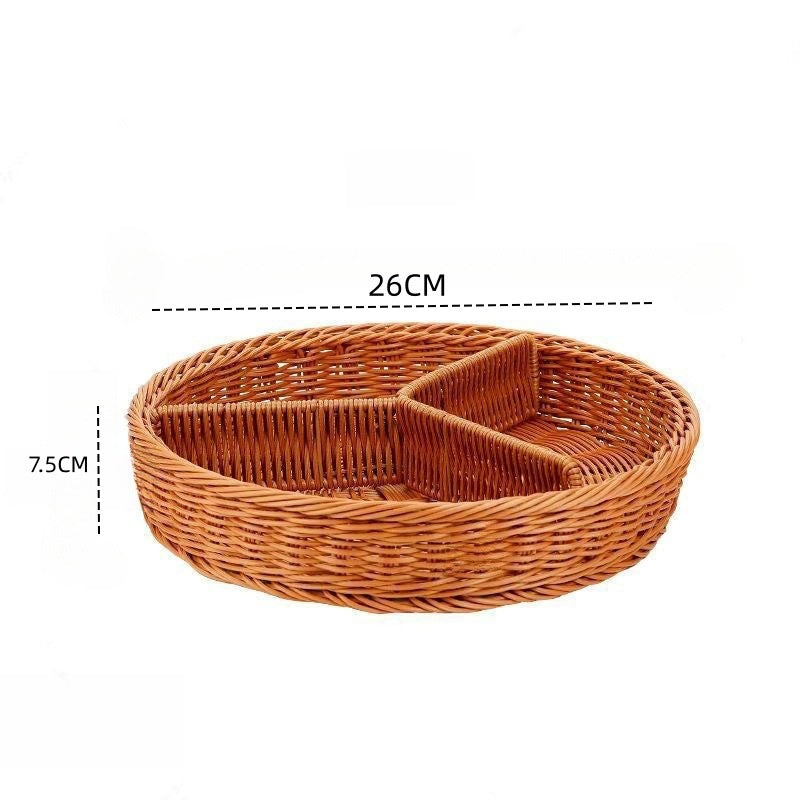 Ladies Elegant Tiered Basket with Dividers Bowlift