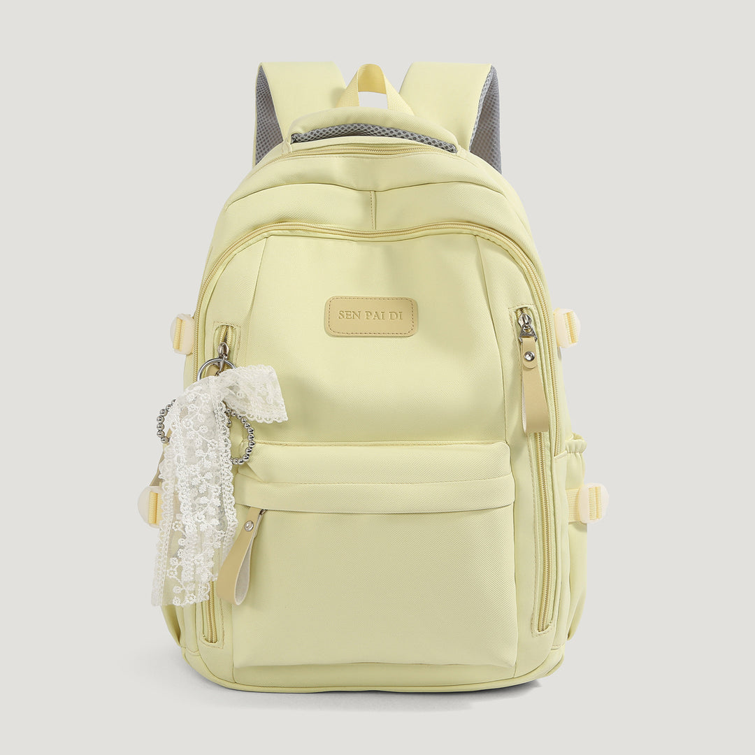 Multi-Purpose Backpack with Decorative Bow
