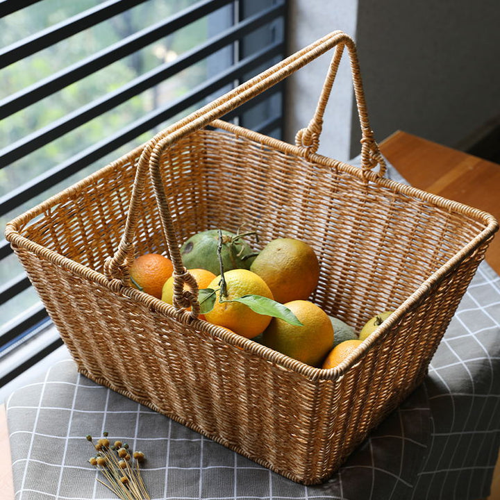 Unisex Rectangular Shopping and Storage Basket Bowlift