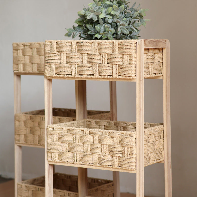 Beef Storage Tower with Woven Baskets Bowlift