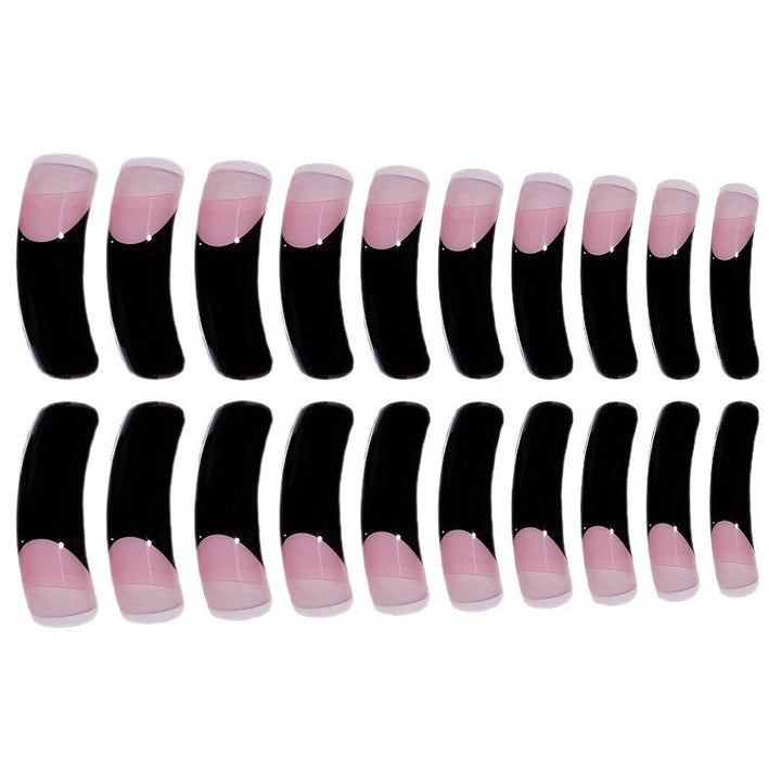 Long Tip French Manicure Nail Enhancements Bowlift
