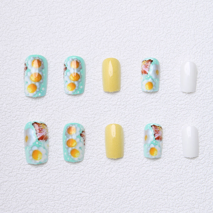 Fun Themed Press-On Nails Bowlift