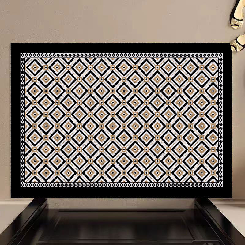 Geometric Pattern Area Rug Bowlift