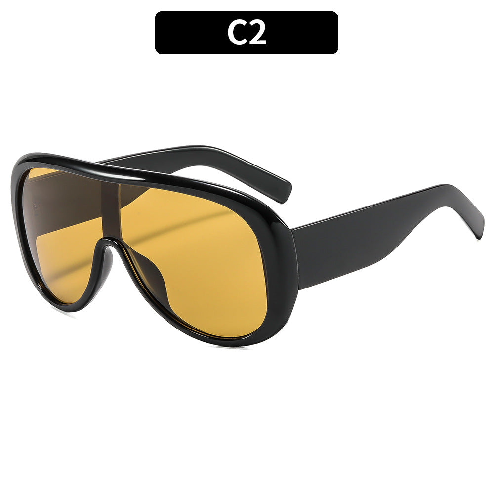 Oversized Protective Sport Sunglasses