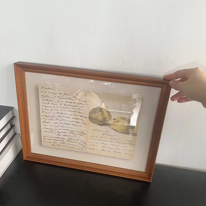 Vintage Botanical Illustration Framed Art