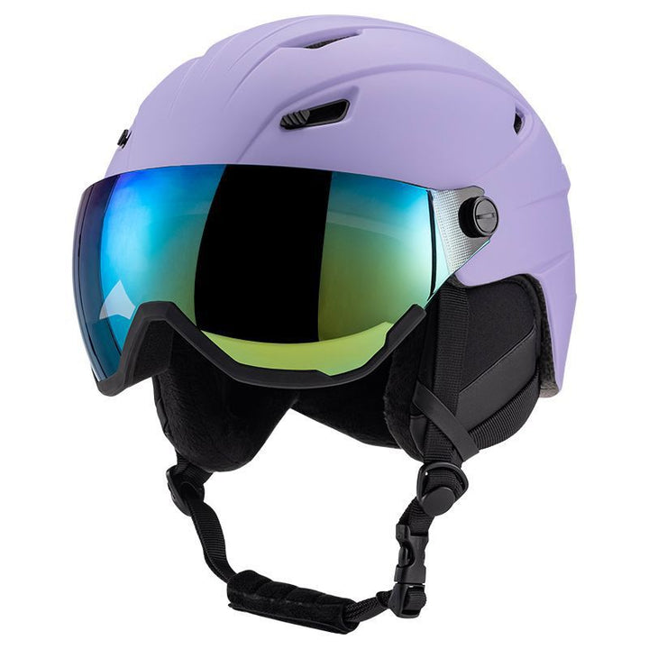 Snow Sports Helmet with Integrated Visor Bowlift