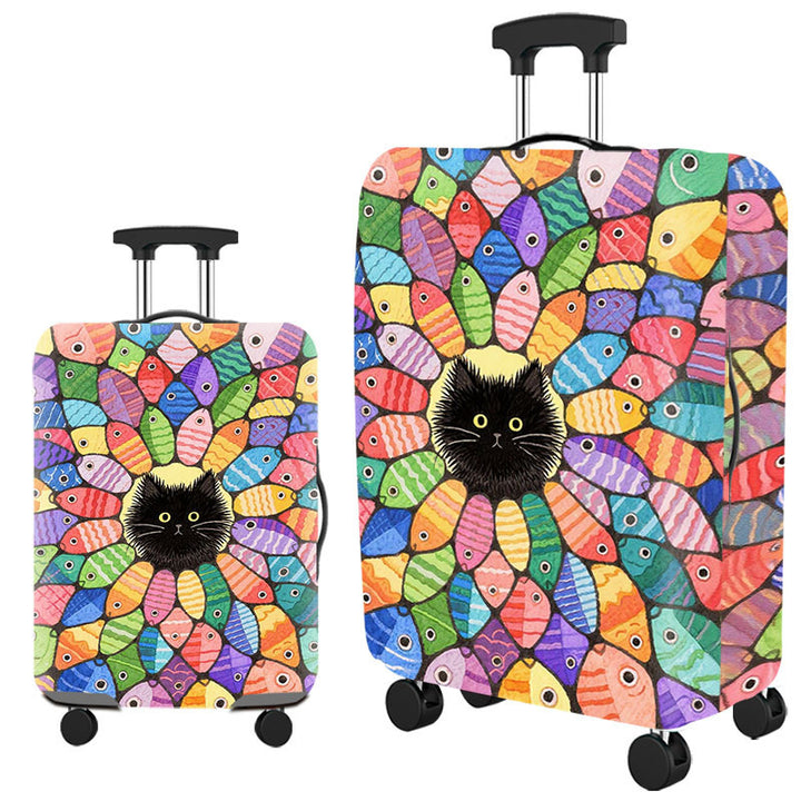 Unisex Hard-shell Suitcase with Playful Hedgehog Design Bowlift