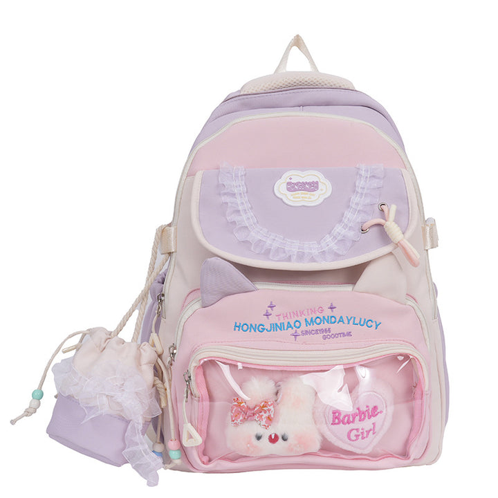 Character Design Plush School Backpack Bowlift