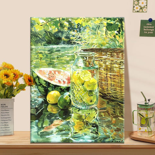 Nature-Inspired Still Life Canvas Art Bowlift