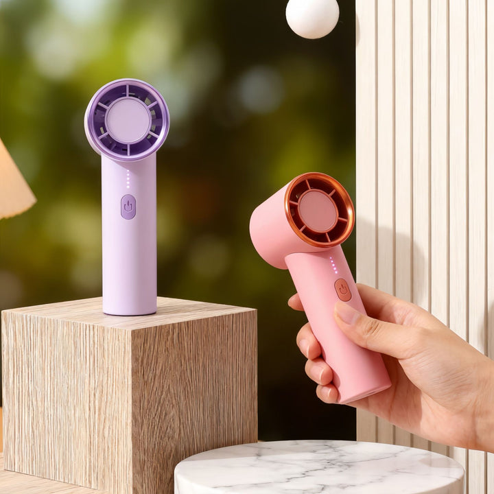 Ladies portable USB hand fan with modern design Bowlift
