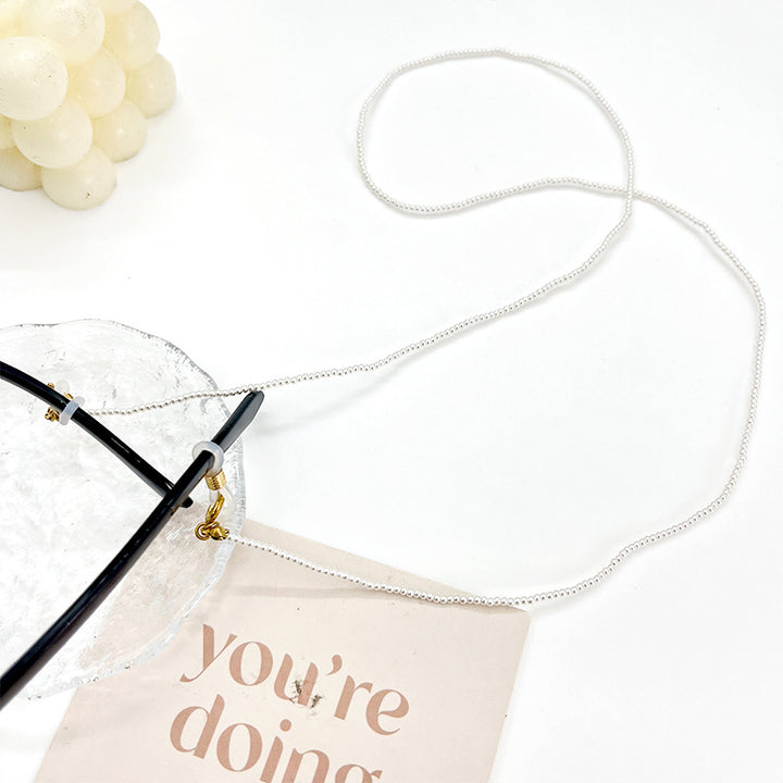 Beaded Eyewear Retainer Chain Bowlift