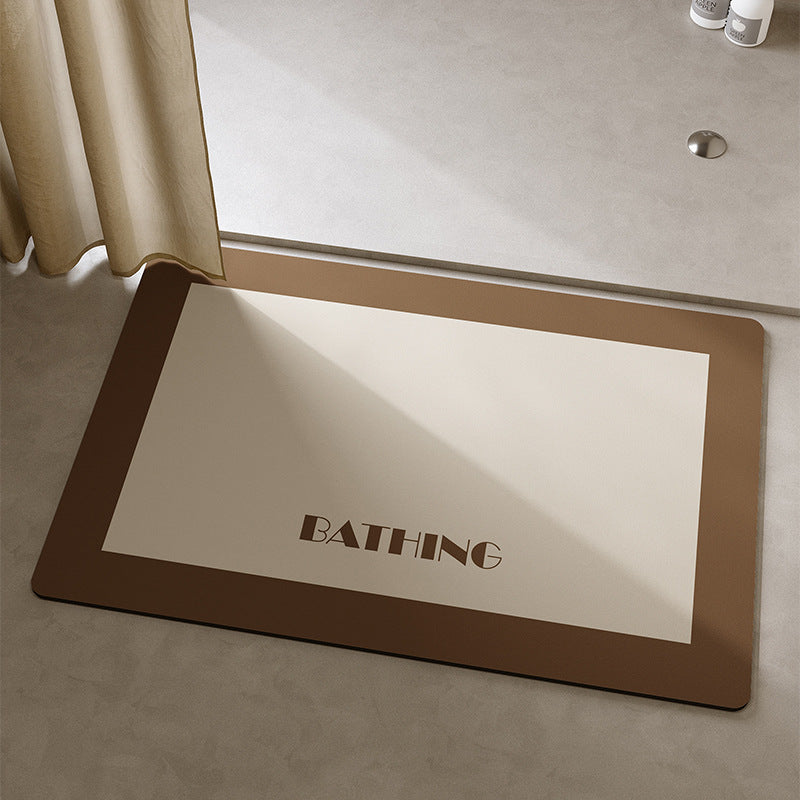 Playful Cat-Themed Bath Mat Bowlift
