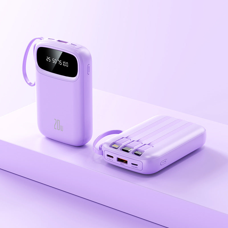 High-performance power bank with integrated charging adapter Bowlift