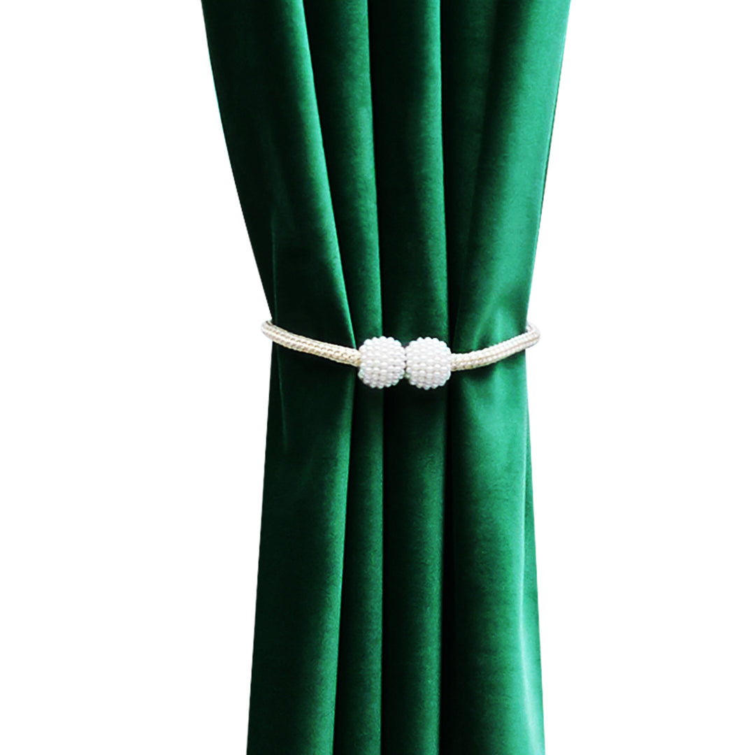 Velvet Grommet Top Curtain Bowlift