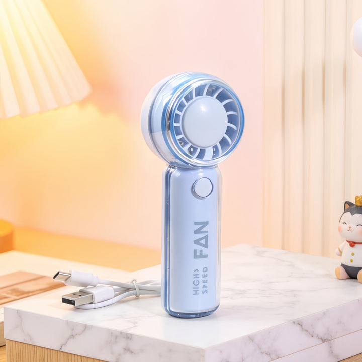 Ladies Portable Hand Fan with Cute Animal Design Bowlift