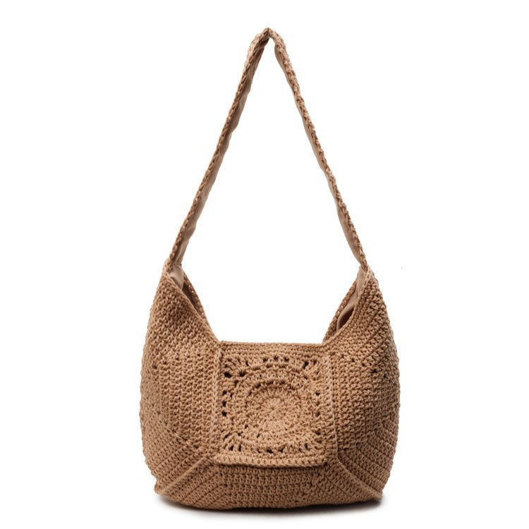 Handcrafted Macrame Tote Bag with Unique Pattern Bowlift