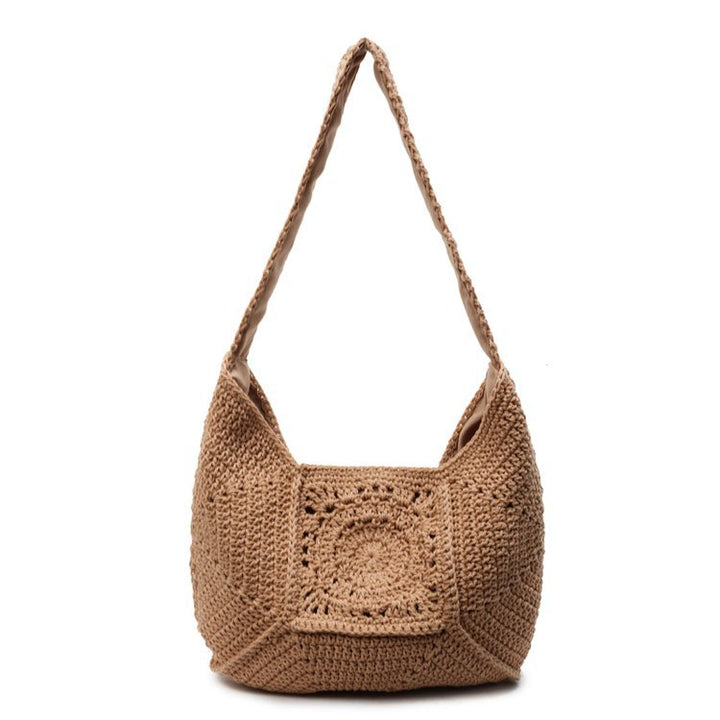 Handcrafted Macrame Tote Bag with Unique Pattern Bowlift