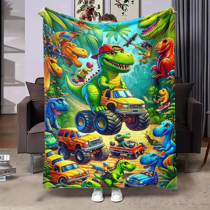 Plush Dinosaur Print