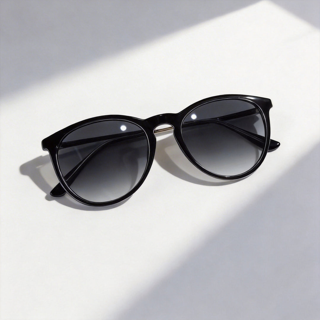 Women's fashionable cat-eye sunglasses with high-quality plastic frame and polarized lenses Bowlift