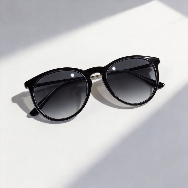 Women's fashionable cat-eye sunglasses with high-quality plastic frame and polarized lenses Bowlift