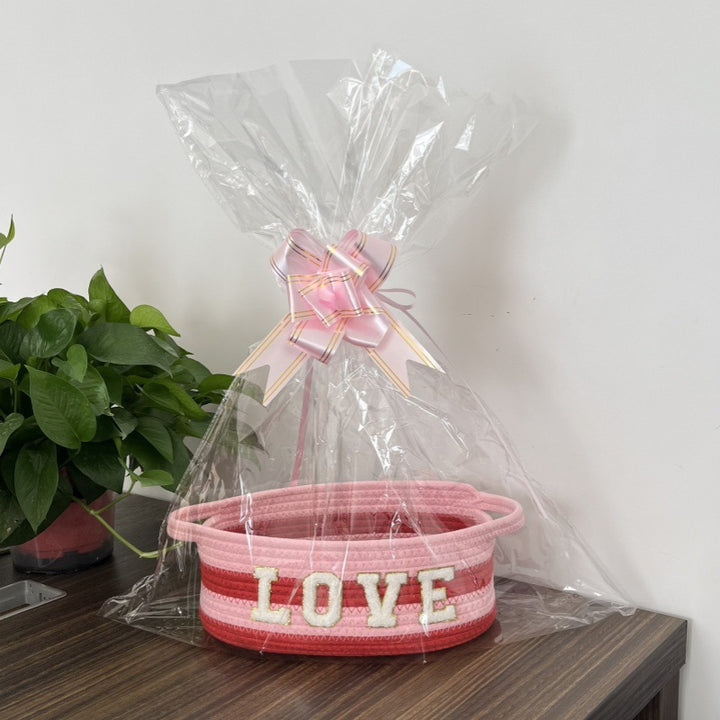 Women Decorative Storage Basket with Loving Inscription Bowlift