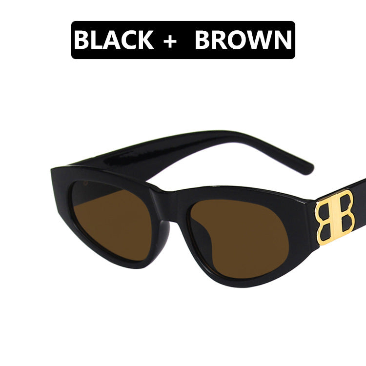 Women's fashionable cat-eye sunglasses with luxurious accents Bowlift