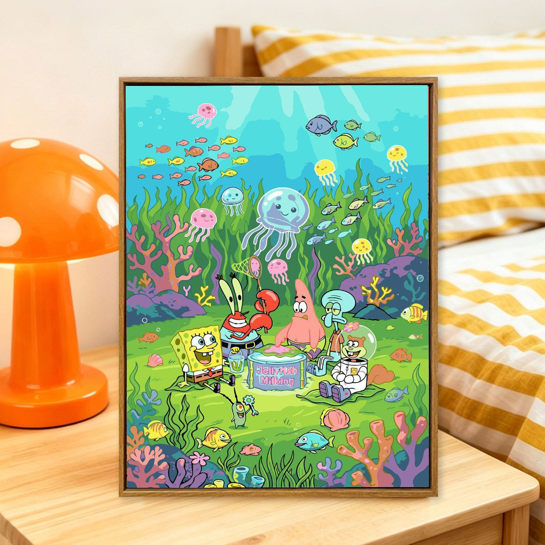 Cartoon Themed Art Print Bowlift