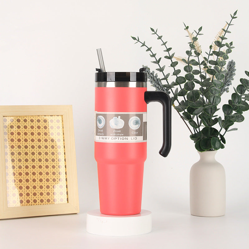 Unisex thermos mug with 3-in-1 drinking options Bowlift