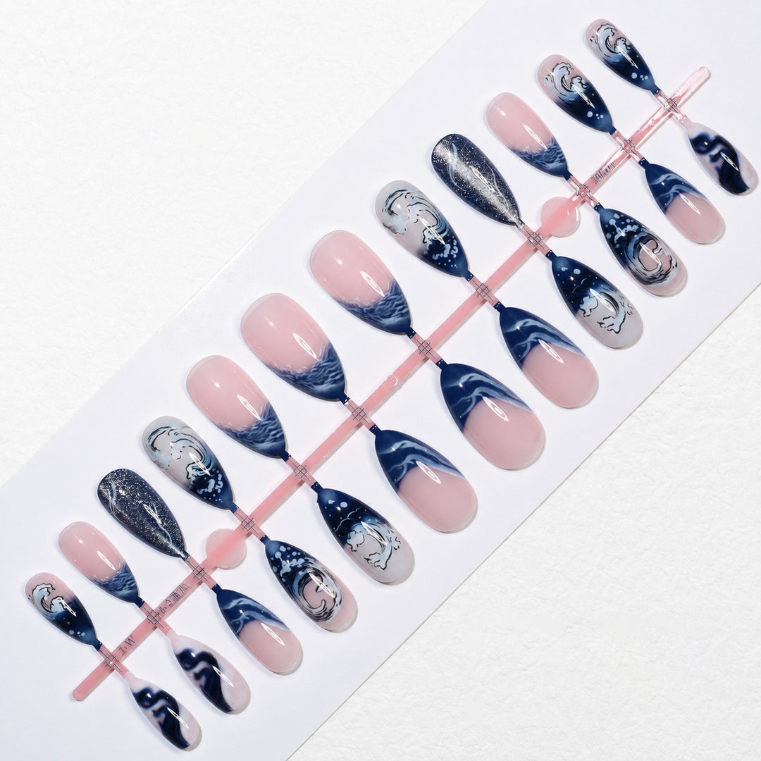 Premium Nail Set with Maritime Design Bowlift