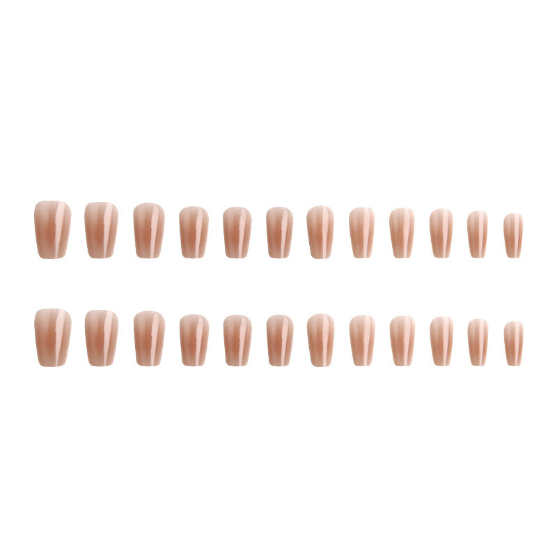 Artificial nails with natural finish Bowlift