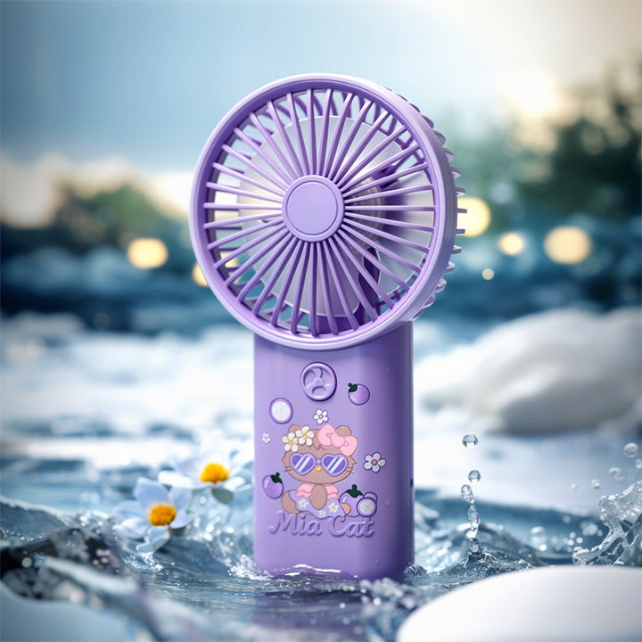 Ladies portable handheld fan with cute design Bowlift