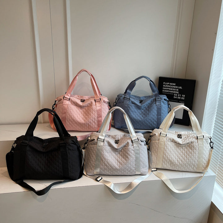 Quilted Travel Duffel Bag Bowlift