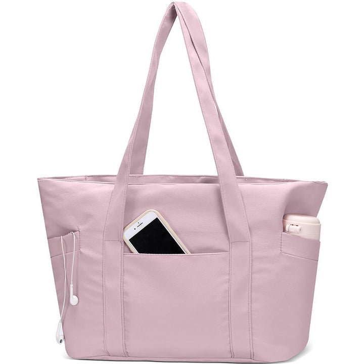 Practical everyday tote bag with multifunctional compartments Bowlift