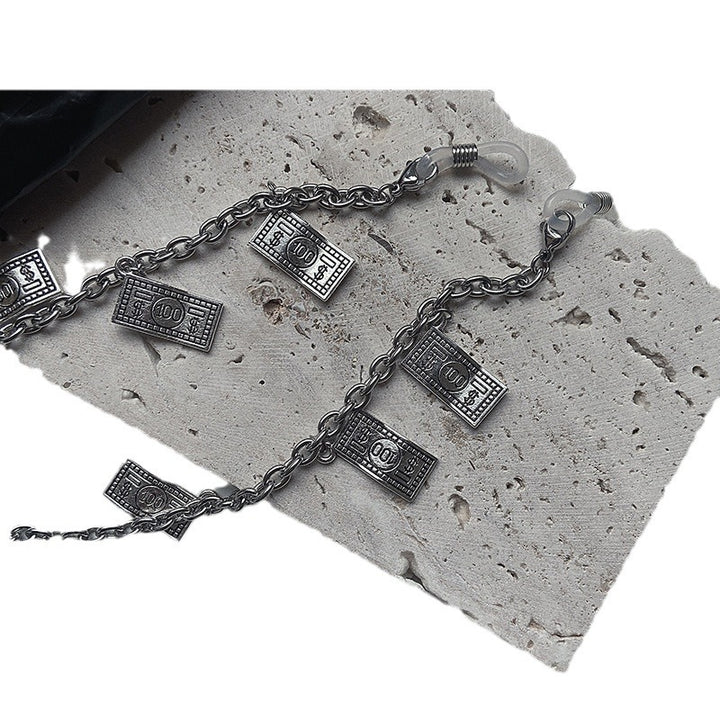 Trendy necklace with banknote pendants Bowlift