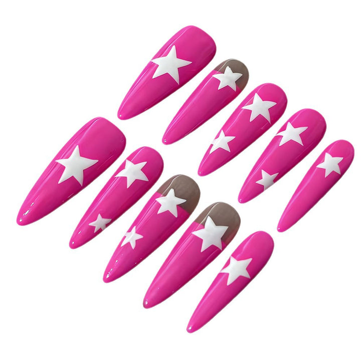 Artful Nail Extensions with Elegant Tips Bowlift
