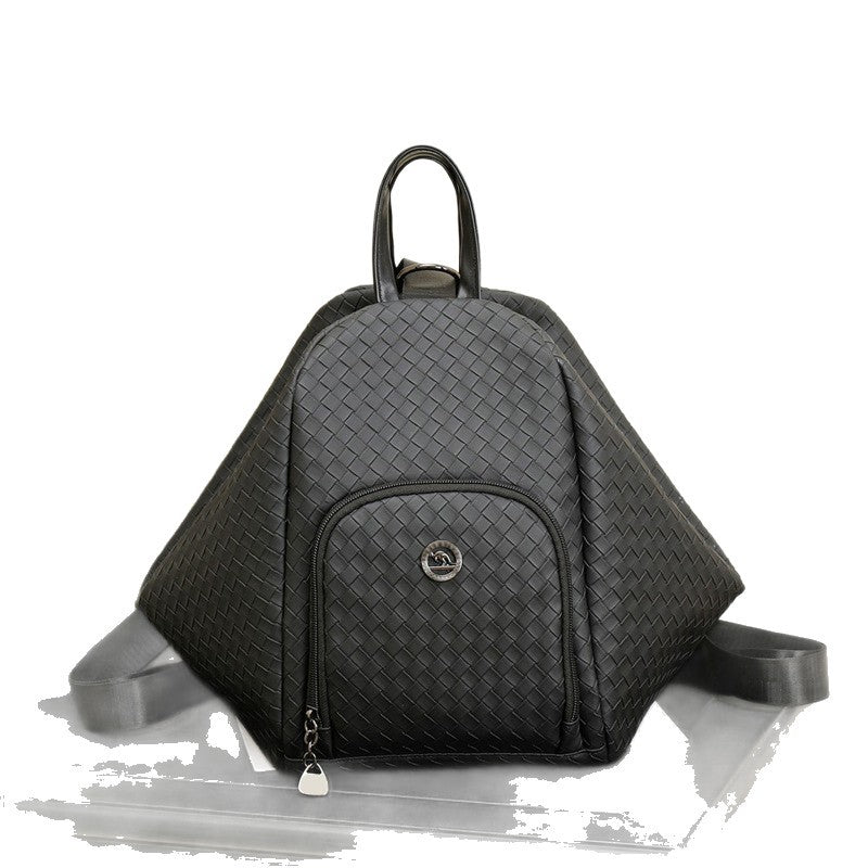 Woven Design Backpack Bowlift