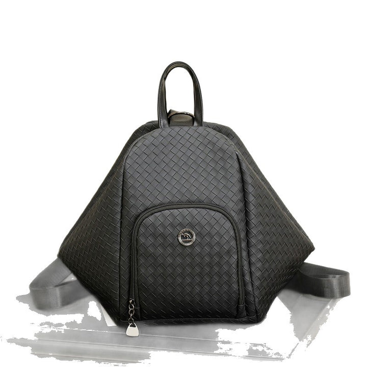 Woven Design Backpack Bowlift