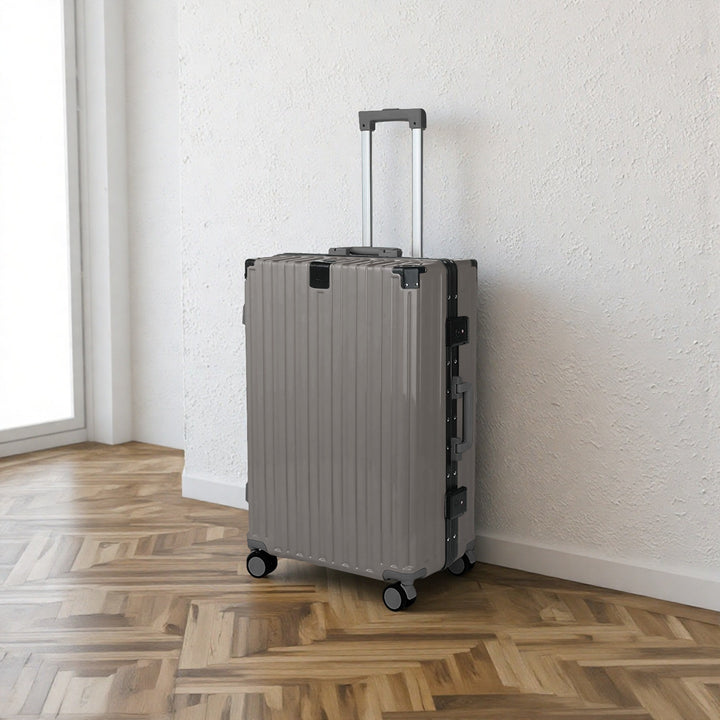 Unisex Durable Multi-Functional Hard-Shell Spinner Suitcase Bowlift