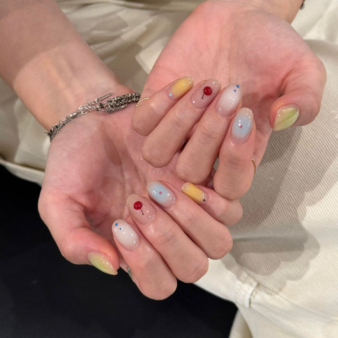 Art Nail Design with Cheerful Fruit Motif Bowlift