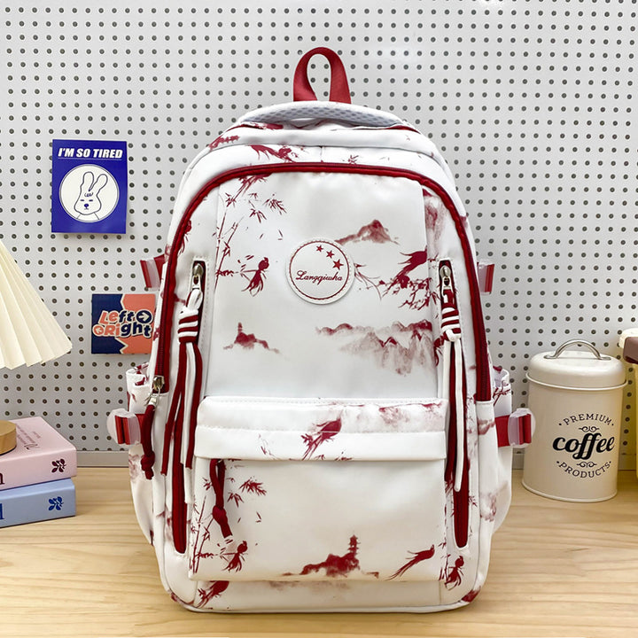 Artistic Landscape Print Backpack