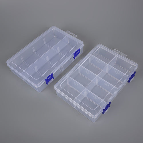 Clear Multi-Compartment Organizer Case Bowlift