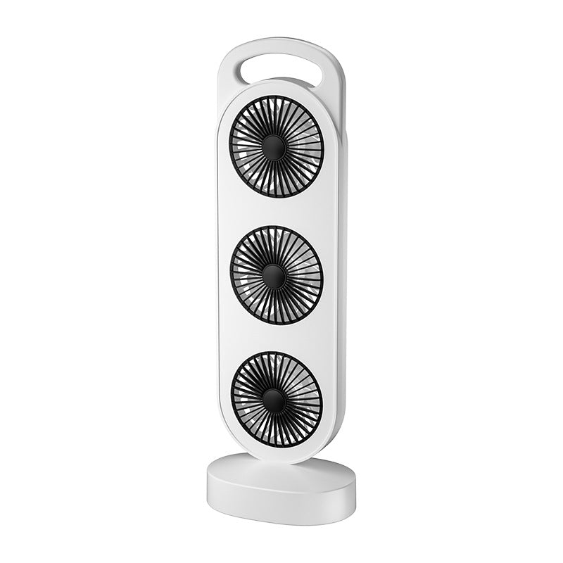 Unisex Multi-Head Portable Desk Fan Bowlift