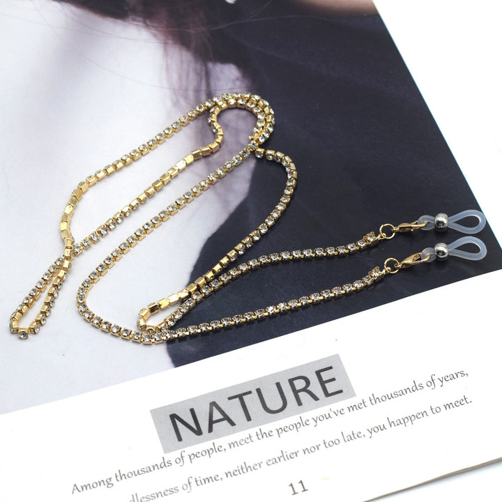 Decorative Rhinestone Eyewear Chain Bowlift
